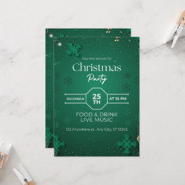 Elegante Minimalistische Party Einladung