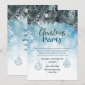 Elegante Minimalistische Party Einladung (Vorne/Hinten)