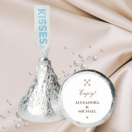 Elegante Minimalistische Perlenszene Gastgeschenk 