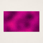 Elegante Minimalistische, rosa Metallic Business C (Rückseite)