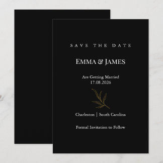 Elegante Minimalistische Save-the-Date-Karte | Mod Save The Date