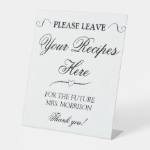 Elegante minimalistische Schrift Hochzeitsdusche
