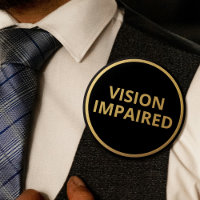 Elegante Minimalistische Schwarz-Gold-Text-Vision 