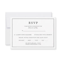 Elegante Minimalistische Schwarz-weiße Mahlzeiten