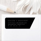 Elegante Minimalistische Schwarz-weiße Typografie- (Insitu)