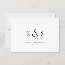 Elegante Minimalistische Script Wedding Dankbarkei
