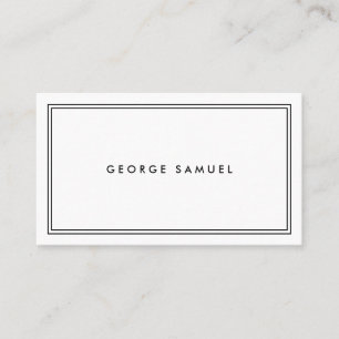 Elegante Minimalistische Unternehmensmarkierung Visitenkarte