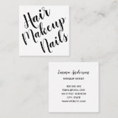 Elegante minimalistische Visitenkarte (Vorne/Hinten)