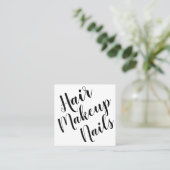 Elegante minimalistische Visitenkarte (Stehend Vorderseite)