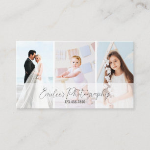 Elegante Minimalistische Visitenkarte für Fotograf