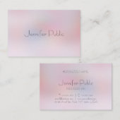 Elegante Minimalistische Vorlage Moderne Visitenkarte (Vorne/Hinten)