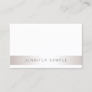 Elegante minimalistische Vorlage Salon modern einf Visitenkarte