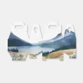 Elegante Minimalistische Wasserfarbenhochzeit Geschenkschachtel (Ungefaltet)