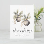 Elegante Minimalistische Weihnachten im Unternehme (Stehend Vorderseite)