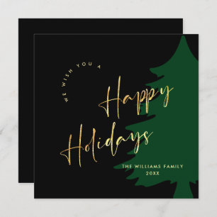 Elegante Minimalistische Weihnachten Moderne Gruß