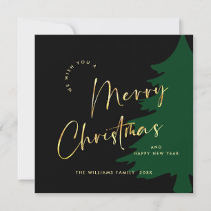 Elegante Minimalistische Weihnachten Moderne Gruß