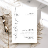 Elegante Minimalistische Weihnachtsfeier Einladung