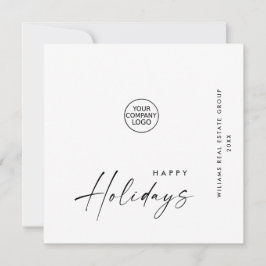 Elegante Minimalistische Weihnachtsgrüße Feiertagskarte