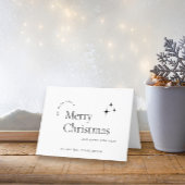 Elegante Minimalistische Weihnachtsgrüße Feiertagskarte