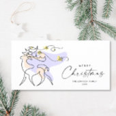 Elegante Minimalistische Weihnachtsgrüße Feiertagskarte