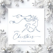 Elegante Minimalistische Weihnachtsgrüße Feiertagskarte