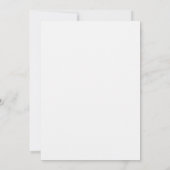 Elegante Minimalistische White Orhids Save the Dat Save The Date (Rückseite)