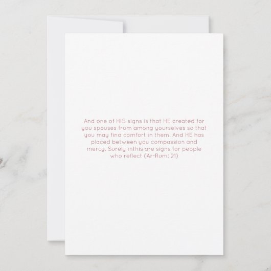 Elegante Minimalistische White Rose Save The Date (Rückseite)