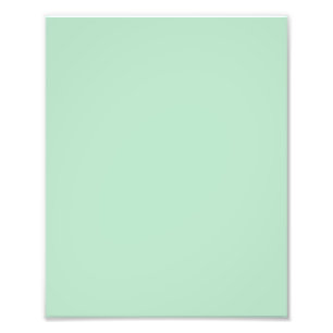 Elegante Mint Green Poster Print