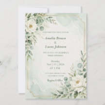 Elegante mintgrüne Hochzeit