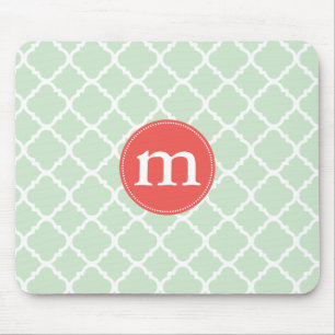 Elegante Minze marokkanische Quartierfolie Persona Mousepad