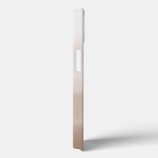 Elegante Mit Monogramm Initials Mushroom Brown Omb Case-Mate iPhone Hülle (Rückseite / Rechts)