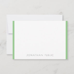 Elegante Mit Monogramm, moderne, einfache Vorlage