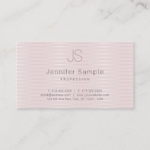 Elegante Mit Monogramm moderne Vorlage Trendy Visitenkarte
