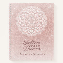 Elegante Mit Monogramm Rose Gold Glitzer Girly