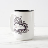 ELEGANTE MIT MONOGRAMM TASSE (Vorderseite Links)