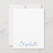 Elegante Mitteilungskarten für Personalisierte Skr (Vorderseite)