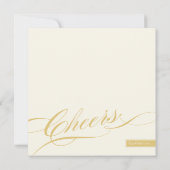 Elegante Mix & Mingle Einladung (Rückseite)