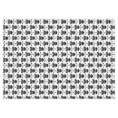 Elegante Mod Arch Lines Tischdecke (Vorderseite (Horizontal))