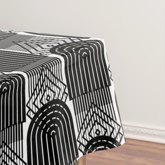 Elegante Mod Arch Lines Tischdecke (Beispiel)