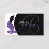 Elegante Mode-Butike Visitenkarte (Vorderseite)