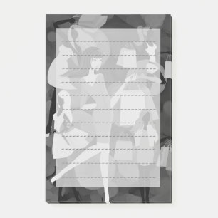 Elegante Mode-Einkaufsliste Post-it Klebezettel