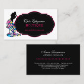 Elegante Mode Visitenkarte (Vorne/Hinten)