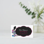 Elegante Mode Visitenkarte (Stehend Vorderseite)