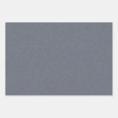 Elegante Modern Blue Gray Imitate Linen Geschenkpapier Set (Vorderseite)