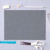 Elegante Modern Blue Gray Imitate Linen Seidenpapier (Handwerk)