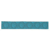 Elegante Modern Blue Vintag Damask Popular Großer Tischläufer (Horizontal)