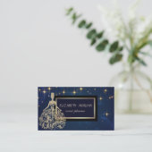 Elegante Modern Glamorouse Stars Imitate Gold Dres Visitenkarte (Stehend Vorderseite)