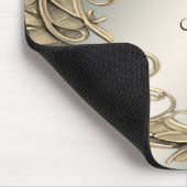 Elegante Modern Gold Decorative Mousepad (Ecke)