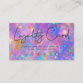 Elegante Modern Gold Fire Opal Treuekarte Visitenkarte (Vorderseite)