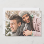 Elegante Modern Hearts Champagne Valentine Tageska Einladung (Rückseite)